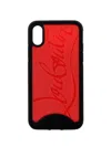 CHRISTIAN LOUBOUTIN CHRISTIAN LOUBOUTIN BLACK/RED RUBBER COVER