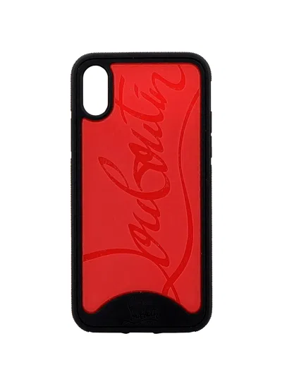 Christian Louboutin Black/red Rubber Cover In Default Title