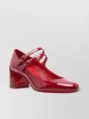 Christian Louboutin Block Heel Double Strap Ballerina Shoes