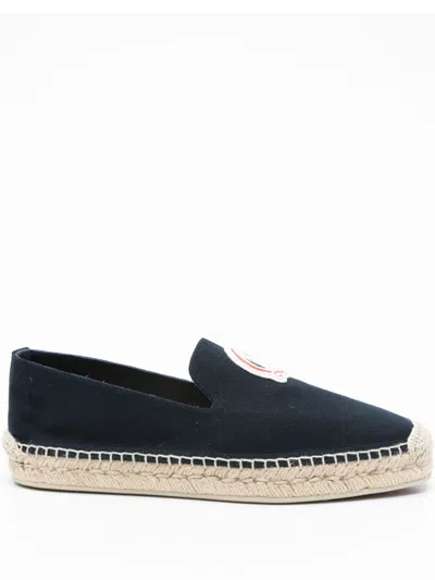 Christian Louboutin Blue Fabric Flat Shoes