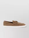 Christian Louboutin Boat Hardware Loafers Stitched Sole In Brown
