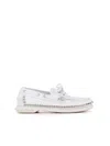 Christian Louboutin Boat Loafer Gerockel In Bianca
