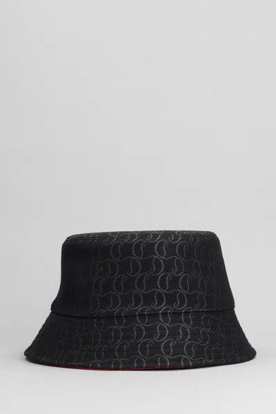 Christian Louboutin Bobino Hats In Black Cotton