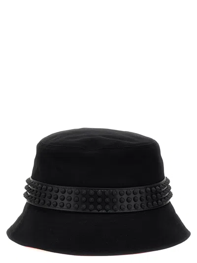Christian Louboutin Bobino Spikes Buket Hat In Black