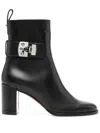 Christian Louboutin Women Booty Lock T 70 Stivaletto Con Tacco In Black