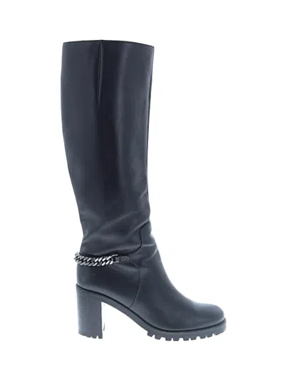 Pre-owned Christian Louboutin Boots In Black