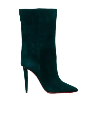 Christian Louboutin Boots In The Logo In Black