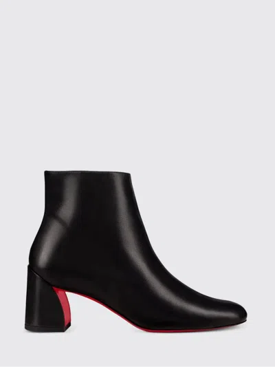 Christian Louboutin Women Jane T 55 Stivaletto Con Tacco In Black