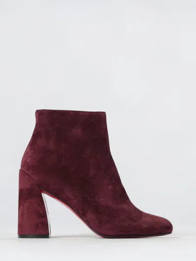 CHRISTIAN LOUBOUTIN CHRISTIAN LOUBOUTIN BOOTS WOMAN BURGUNDY