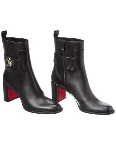 Christian Louboutin Booty Lock 70 Leather Bootie (authentic Pre-loved)