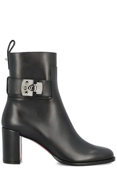 CHRISTIAN LOUBOUTIN BOOTY LOCK LOW BOOTS