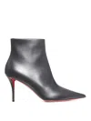Christian Louboutin 100mm Miss Z Pointed-toe Stiletto Boots In Black