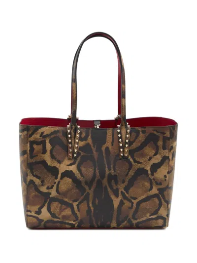 CHRISTIAN LOUBOUTIN CHRISTIAN LOUBOUTIN BROWN ANIMAL PRINT BAGS