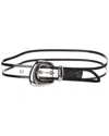 Christian Louboutin Bubble Pvc & Leather Belt In Black
