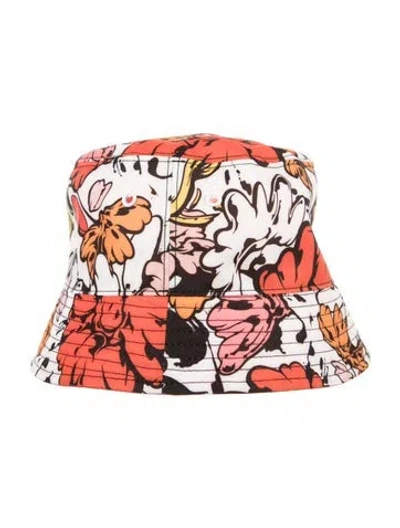Pre-owned Christian Louboutin Bucket Hat In White