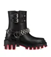 Christian Louboutin Dune Biker Bootie In Multi