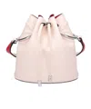 Christian Louboutin By My Side Grained Calfskin Leather Bucket Bag In Pink