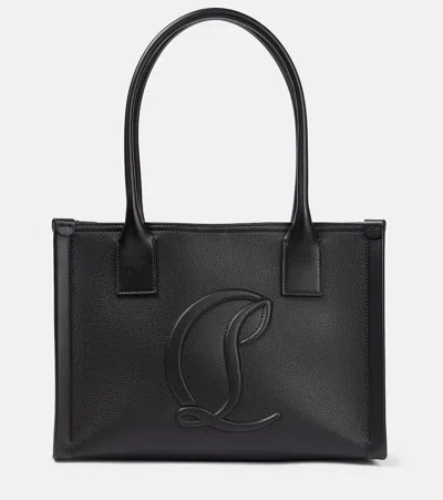 Christian Louboutin By My Side Large Leather Tote Bag In Black