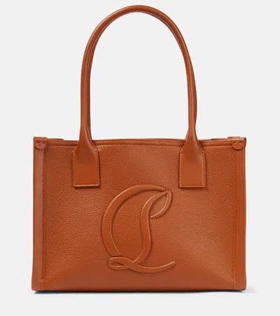 Christian Louboutin Womens Cuoio By My Side Leather Tote Bag In Brown