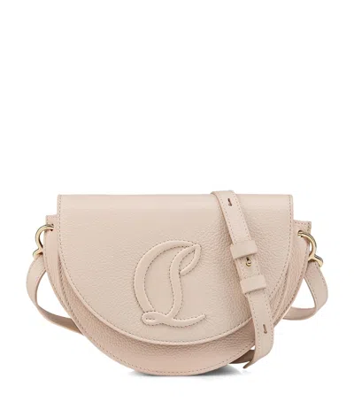 Christian Louboutin By My Side Leather Cross-body Bag In Neutral