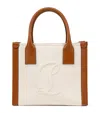 CHRISTIAN LOUBOUTIN BY MY SIDE MINI CANVAS TOTE BAG