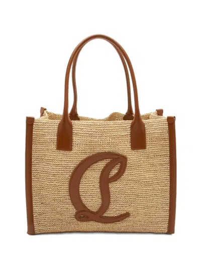 Pre-owned Christian Louboutin By My Side Tote Bag In Neutral