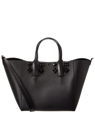 Christian Louboutin Cabachic Small Leather Tote In Black