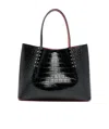 Christian Louboutin Cabarock Small Top Handle Bag In Black