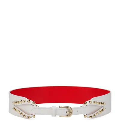 Christian Louboutin Cabata Embellished Leather Belt