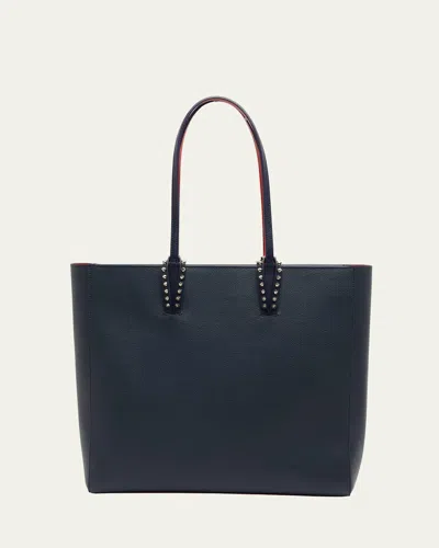 CHRISTIAN LOUBOUTIN CABATA EMPIRE SPIKE TOTE BAG IN LEATHER