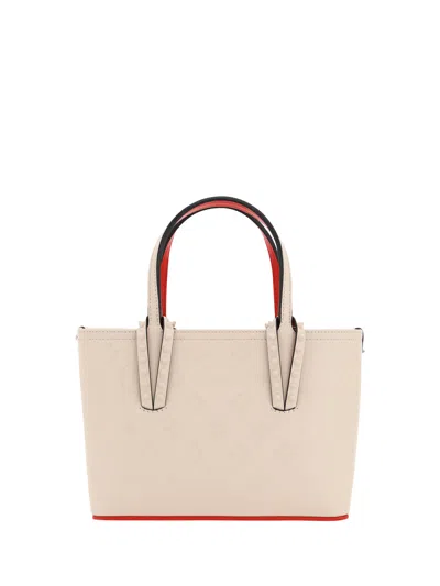 Christian Louboutin Cabata Nano Tote Bag In Leche