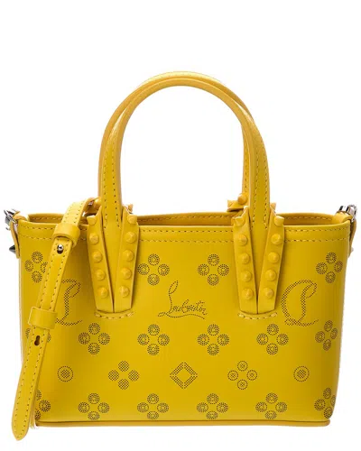 CHRISTIAN LOUBOUTIN CHRISTIAN LOUBOUTIN CABATA E/W NANO LEATHER TOTE