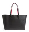 Christian Louboutin Cabata Large Calfskin Tote Bag In Red