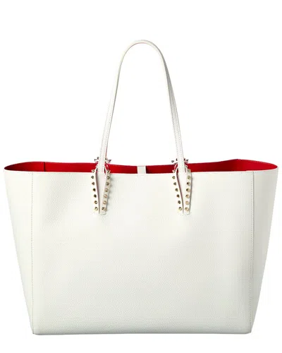 Christian Louboutin Cabata Large Leather Tote In Blue