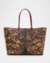 Christian Louboutin Cabata Large Tote Bag In Bengal-print Leather