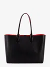 Christian Louboutin Cabata Leather Shoulder Bag With Studs