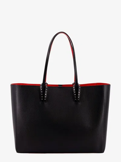 Christian Louboutin Cabata Leather Shoulder Bag With Studs