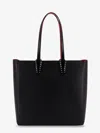 Christian Louboutin Cabata Leather Shoulder Bag With Studs