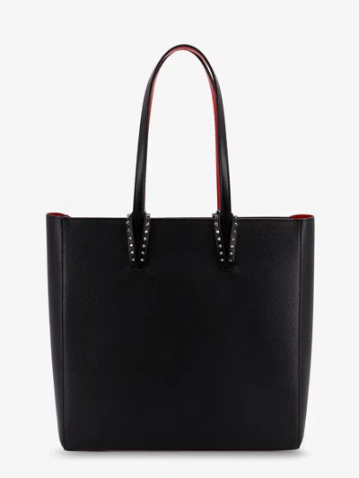 Christian Louboutin Cabata Leather Shoulder Bag With Studs