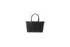 Christian Louboutin Cabata Leather Shoulder Bag With Studs In Black