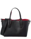 Christian Louboutin Cabata Leather Tote In Black