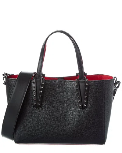 Christian Louboutin Cabata Leather Tote In Black