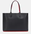 Christian Louboutin Cabata Tote In Grained Leather In Black