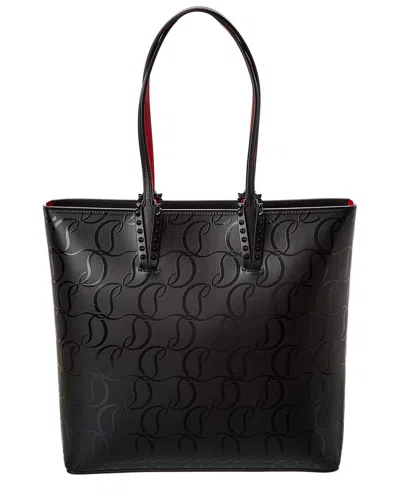 Christian Louboutin Cabata Leather Tote In Black