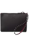 Christian Louboutin Cabata Mini Leather Pouch In Black