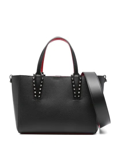 Christian Louboutin Cabata Mini Leather Tote In Black