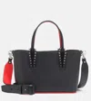 Christian Louboutin Cabata Mini Leather Tote In Black