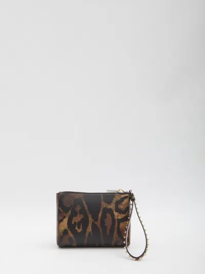 Christian Louboutin Cabata Mini Pouch In Brown
