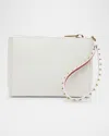 Christian Louboutin Cabata Mini Pouch Wristlet In Leather