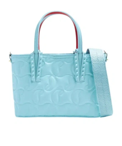 Christian Louboutin Cabata Mini Tote Bag In Blue